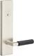 Sure-loc Lv307 Gripkn Levanto Single Cylinder Keyed Entry Lever Satin Nickel /
