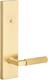 Sure-loc Lv307 Gripskn Levanto Single Cylinder Keyed Entry Lever Brass