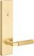 Sure-loc Lv307 Gripskn Levanto Single Cylinder Keyed Entry Lever Brass