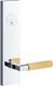 Sure-loc Lv307 Gripskn Levanto Single Cylinder Keyed Entry Lever Brass