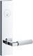 Sure-loc Lv307 Gripskn Levanto Single Cylinder Keyed Entry Lever Chrome