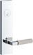 Sure-loc Lv307 Gripskn Levanto Single Cylinder Keyed Entry Lever Chrome