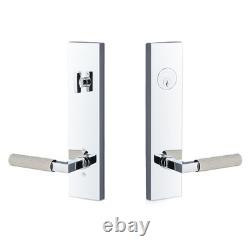 Sure-Loc LV307 GRIPSKN Levanto Single Cylinder Keyed Entry Lever Chrome