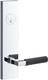 Sure-loc Lv307 Gripskn Levanto Single Cylinder Keyed Entry Lever Polished