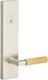 Sure-loc Lv307 Gripskn Levanto Single Cylinder Keyed Entry Lever Satin Nickel