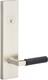 Sure-loc Lv307 Gripskn Levanto Single Cylinder Keyed Entry Lever Satin Nickel