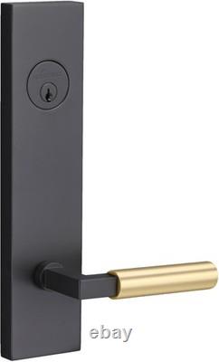 Sure-Loc LV307 GRIPSM Levanto Single Cylinder Keyed Entry Lever Black