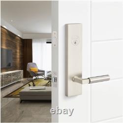 Sure-Loc LV307 GRIPSM Levanto Single Cylinder Keyed Entry Lever Black