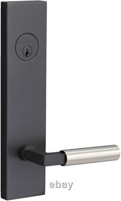 Sure-Loc LV307 GRIPSM Levanto Single Cylinder Keyed Entry Lever Flat Black /