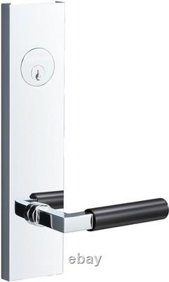 Sure-Loc LV307 GRIPSM Levanto Single Cylinder Keyed Entry Lever Polished