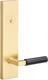 Sure-loc Lv307 Gripsm Levanto Single Cylinder Keyed Entry Lever Satin Brass /