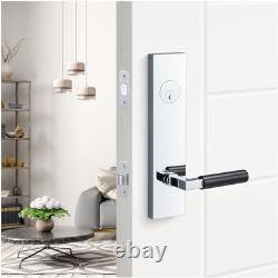 Sure-Loc LV307 GRIPSM Levanto Single Cylinder Keyed Entry Lever Satin Brass /