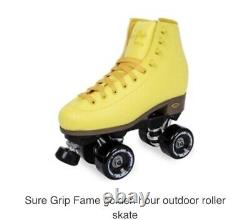 Sure-grip Golden Hour Yellow Roller Skates Women Size 5 Men Size 4 NEW In Box
