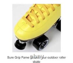 Sure-grip Golden Hour Yellow Roller Skates Women Size 5 Men Size 4 NEW In Box
