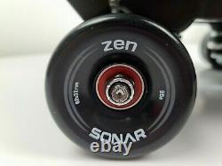 Suregrip Rock GT50 Roller Skate Zen SONAR Wheels Black Derby 8,10 NEW FREE POST