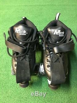 Suregrip Rock Roller Quad Skates Gt-50 Size 7 Black Brand New In Box