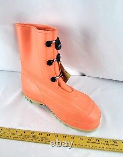Tingley Hazmat/HazProof Steel Toe Boots 82330 Orange/Cream Sure Grip Size 11