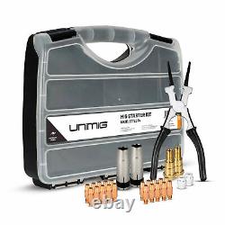 UNIMIG SB24 Suregrip Mig Welding Torch Bundle Gun, Consumable Kit, Spray, Dip