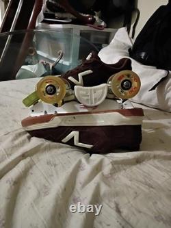 Vans Roller Blades US Men's 8.5 Roller Bones Wheels And Avanti Sure Grip Plates