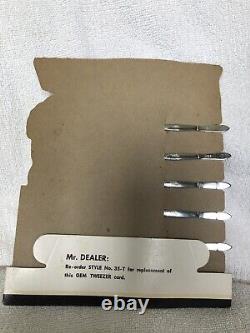 Vgt. Gem The Sure Grip Tweezers 1956 Store Display Nos