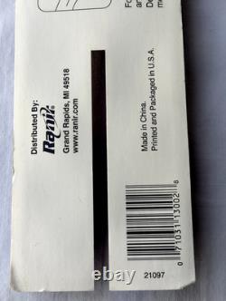 Vintage 2 Lot Ranir Toothbrushes Teardrop Sure Grip Handle Medium Soft Bristles