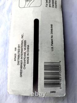 Vintage 2 Lot Ranir Toothbrushes Teardrop Sure Grip Handle Medium Soft Bristles