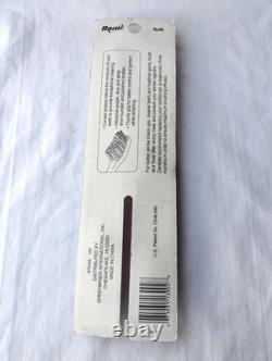 Vintage 2 Lot Ranir Toothbrushes Teardrop Sure Grip Handle Medium Soft Bristles