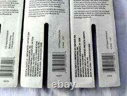 Vintage 4 Lot Ranir Toothbrushes Teardrop Sure Grip Handle Medium Soft Bristles