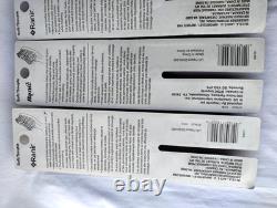 Vintage 4 Lot Ranir Toothbrushes Teardrop Sure Grip Handle Medium Soft Bristles