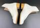Vintage Nos Norele 150 White Sz 5 Roller Skate Boot Riedell Bont Hyde Sure Grip