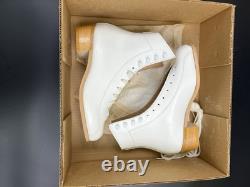 Vintage NOS Norele 150 White sz 5 Roller Skate Boot Riedell Bont Hyde Sure Grip