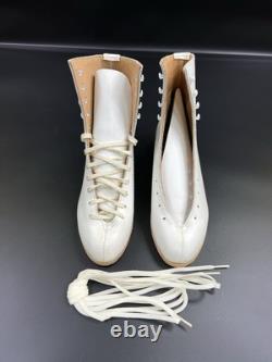 Vintage NOS Norele 150 White sz 5 Roller Skate Boot Riedell Bont Hyde Sure Grip