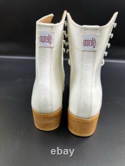 Vintage NOS Norele 150 White sz 5 Roller Skate Boot Riedell Bont Hyde Sure Grip