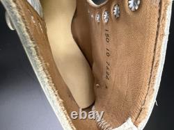 Vintage NOS Norele 150 White sz 5 Roller Skate Boot Riedell Bont Hyde Sure Grip