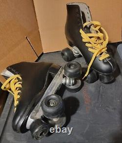 Vintage NWP Sure-Grip Quad Roller Skates Black Womens Size10