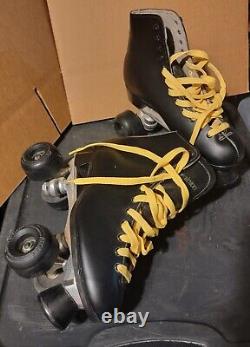 Vintage NWP Sure-Grip Quad Roller Skates Black Womens Size10