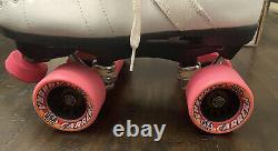 Vintage New Carrera Riedell Speed Skates White Womans Size 7 Sure Grip