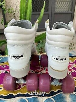 Vintage Sure Grip Aerobiskate Riedell 795 Mens Size 4 Full Roller Skate