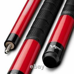 Viper 50-0701 Sure Grip Pro Red Billiard/Pool Cue Stick