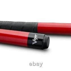 Viper 50-0701 Sure Grip Pro Red Billiard/Pool Cue Stick