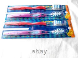 Vtg 2 Lot Ranir Manual Toothbrushes Teardrop Sure Grip Handle Soft Bristle Rare Vtg 2 Lot Ranir Manual Toothbrushes Teardrop Sure Grip Handle Soft Bristle Rare