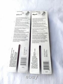 Vtg 2 Lot Ranir Manual Toothbrushes Teardrop Sure Grip Handle Soft Bristle Rare