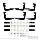 Westin 27 2245 Sure Grip Step Board Mount Kit Black