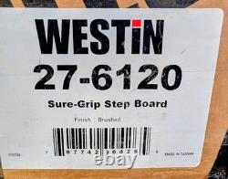 Westin 27-6120 Sure-Grip Running Boards Brushed Aluminum 72 Length