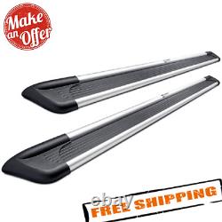Westin 27-6130 6 Sure-Grip Cab Length Black Running Boards with Brushed Trim