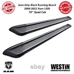 Westin 27-6135 Sure-Grip Black Running Board 79'' Fits 09-22 Ram 1500 Quad Cab