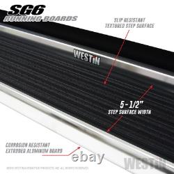 Westin 27-64710 Sure-Grip (SG6) Running Boards Polished Stainless Steel Finish