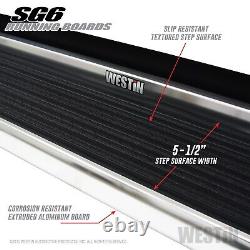 Westin 27-64710 Sure-Grip (SG6) Running Boards Polished Stainless Steel Finish