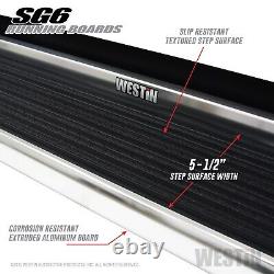 Westin 27-64720 Sure-Grip (SG6) Running Boards Polished Stainless Steel Finish