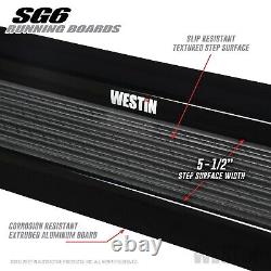Westin 27-64765 Sure-Grip (SG6) Running Boards Black Powdercoat Finish